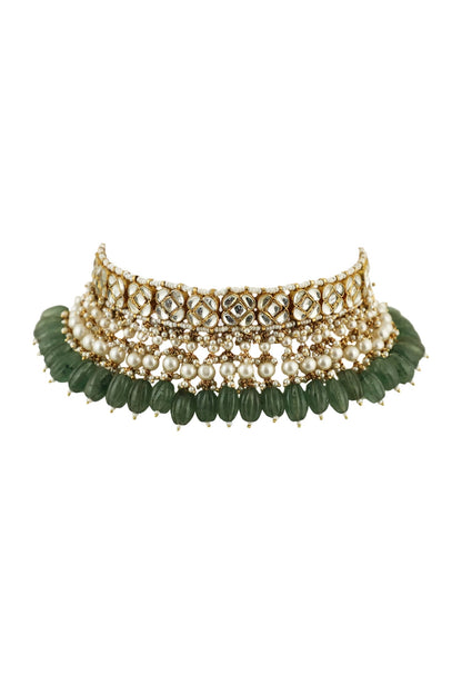 Jadtar Stone Choker Set 