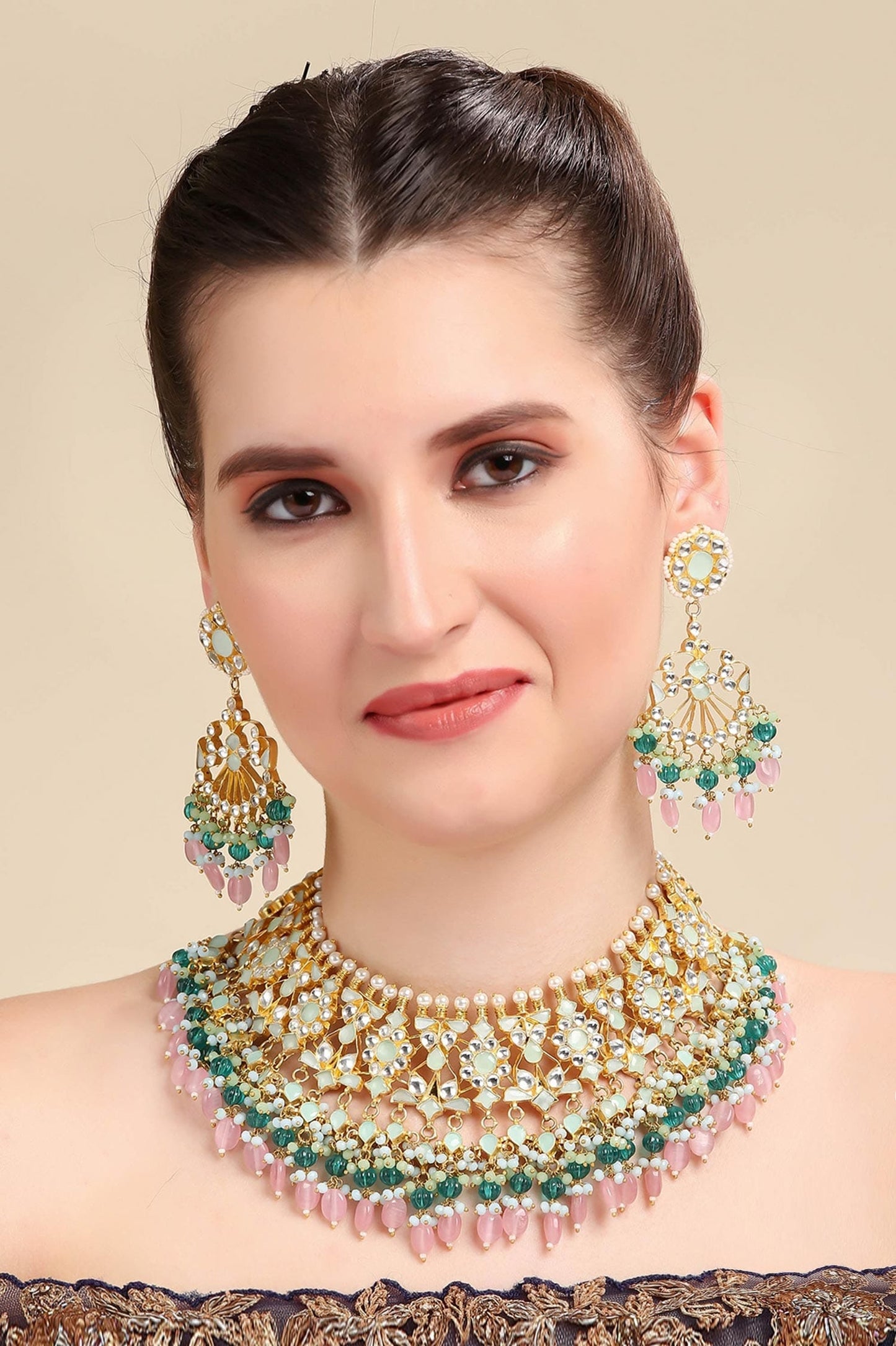 Kundan Studded Choker Set 