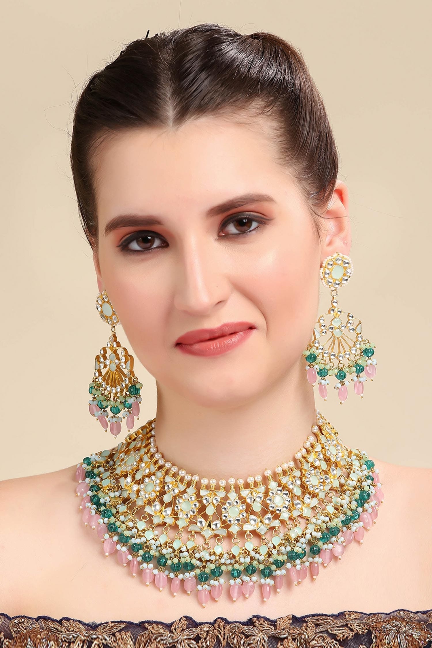 Kundan Studded Choker Set 