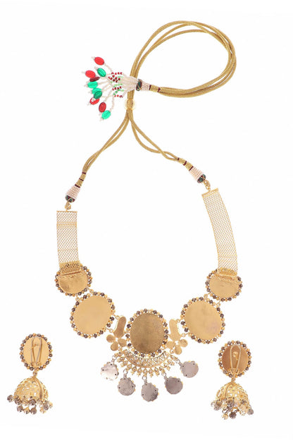 Kundan Studded Necklace Set 