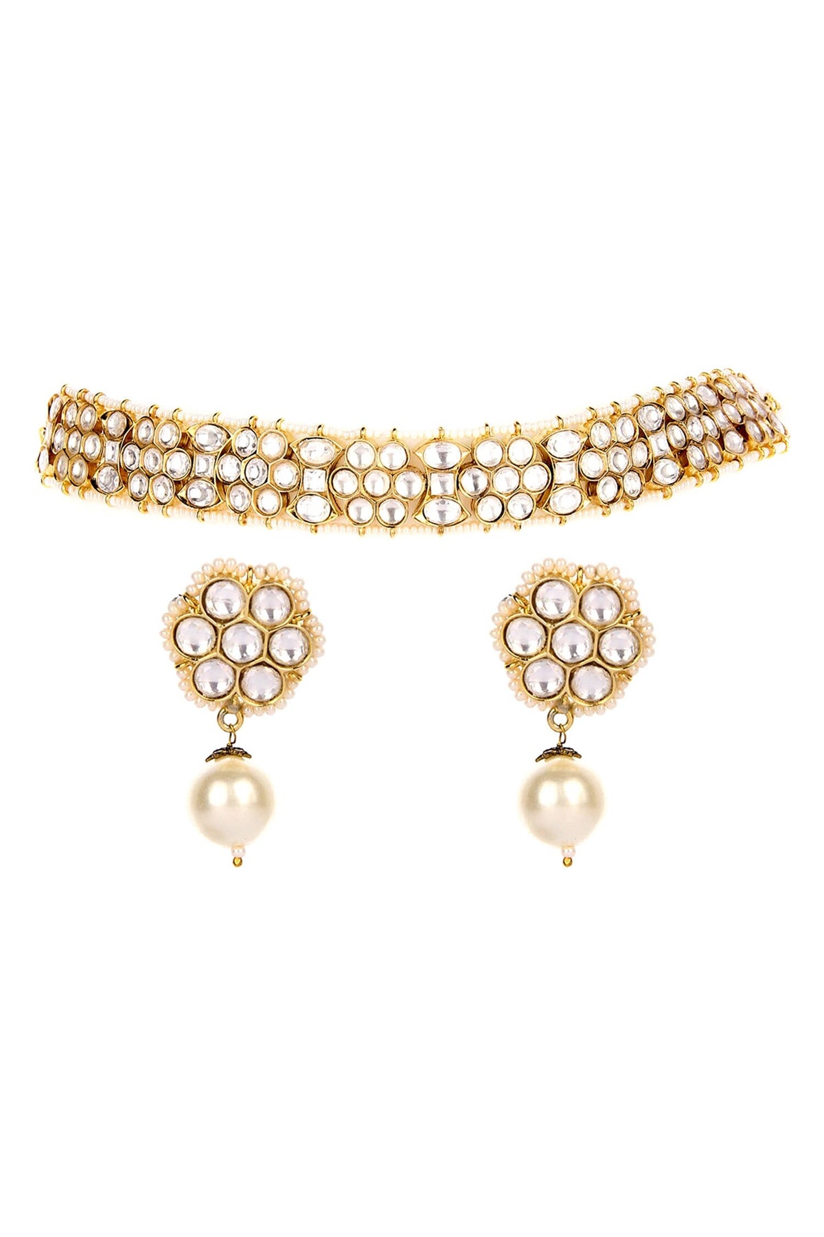 Kundan Embellished Choker Set 