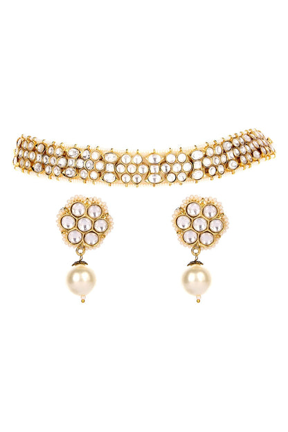 Kundan Embellished Choker Set 