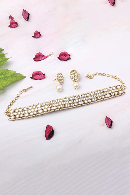 Kundan Embellished Choker Set 