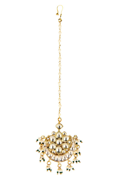 Crescent Kundan Maangtikka 