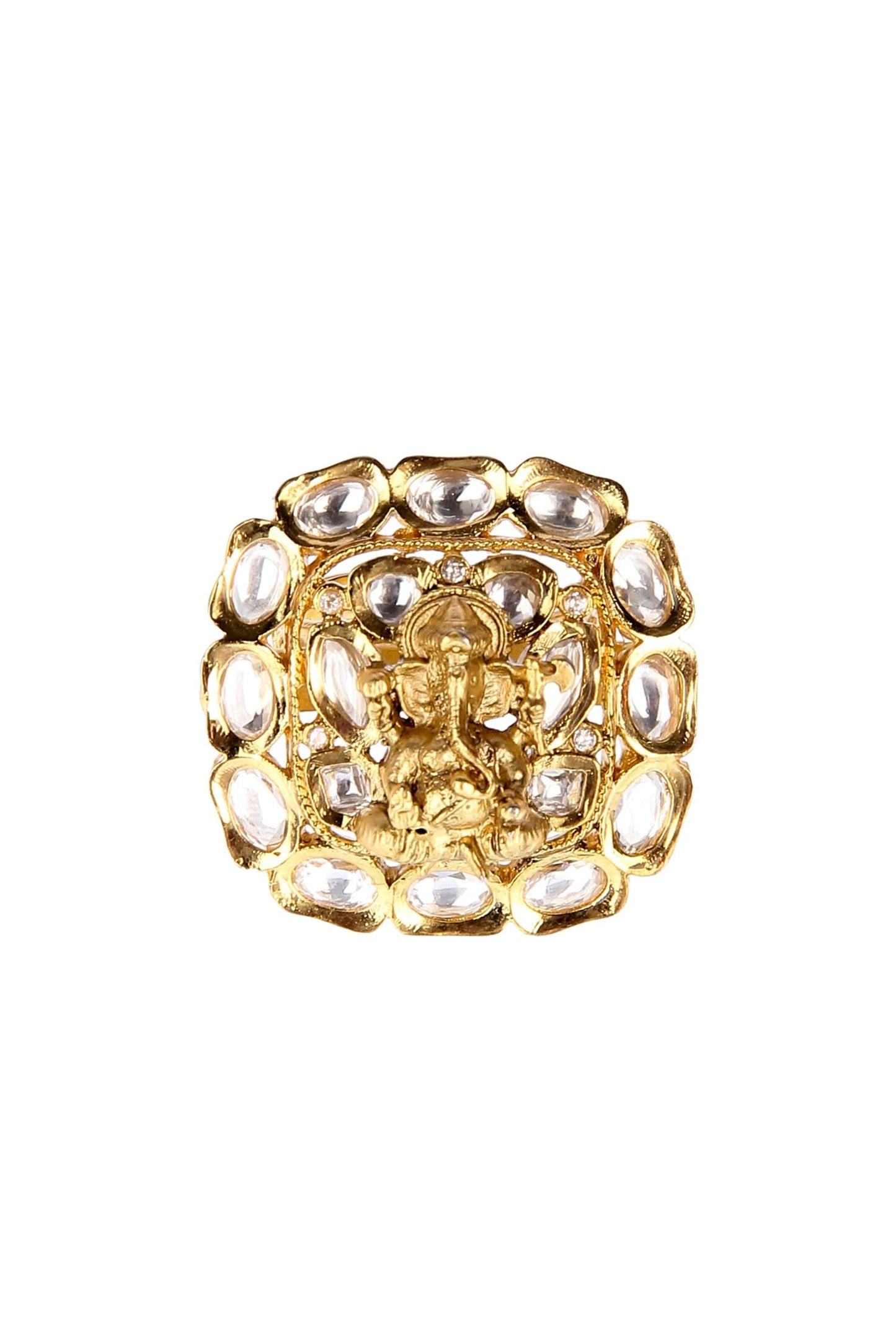 Kundan Embellished Ring 