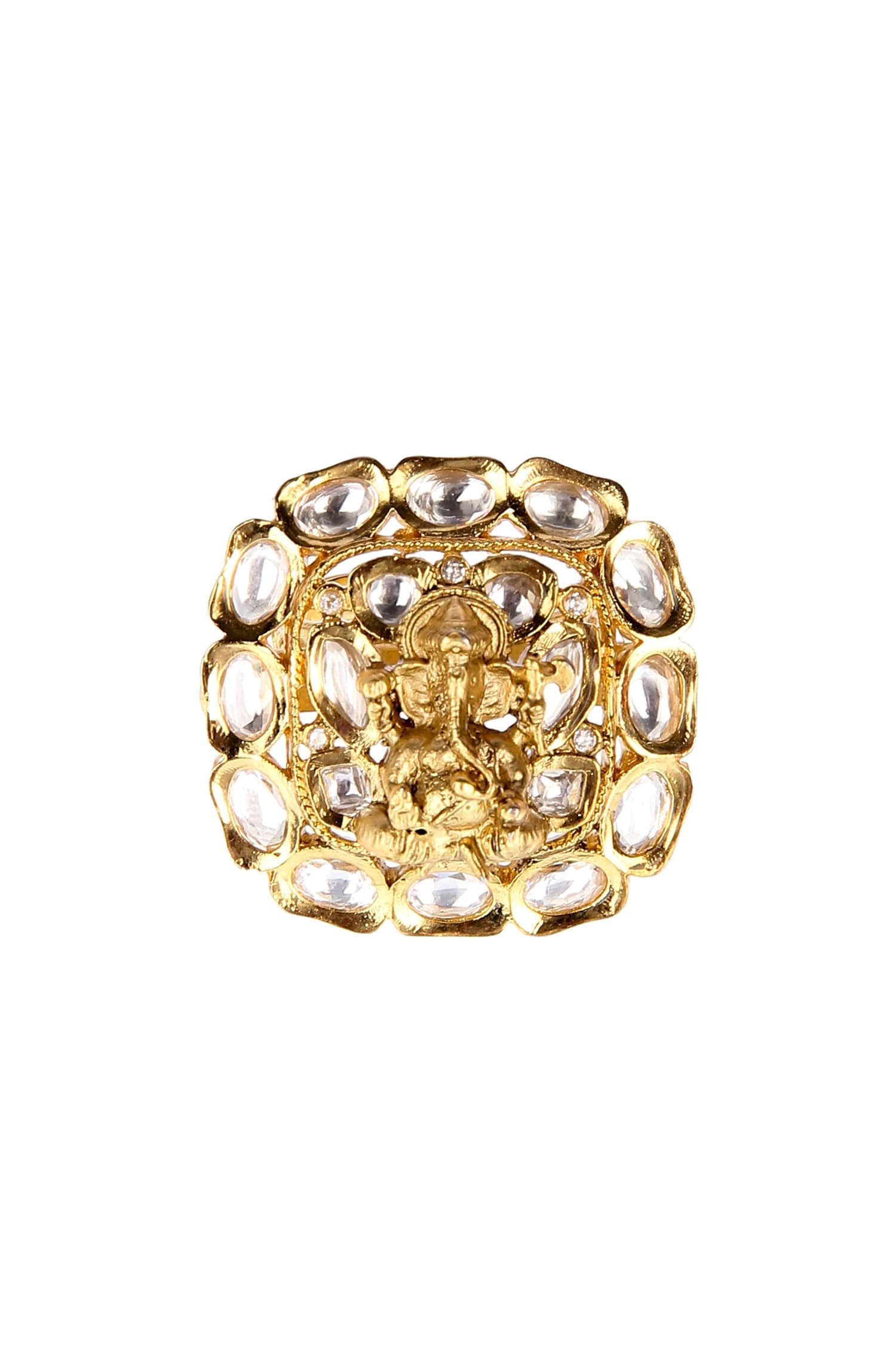 Kundan Embellished Ring 