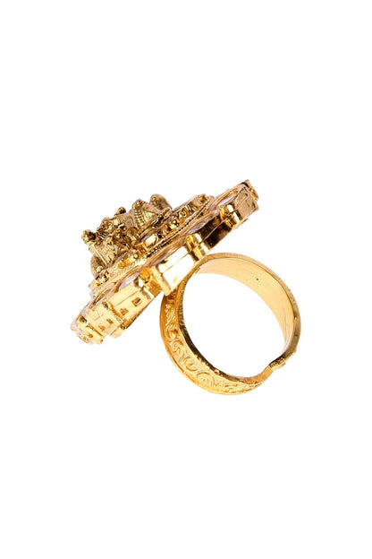 Kundan Embellished Ring 