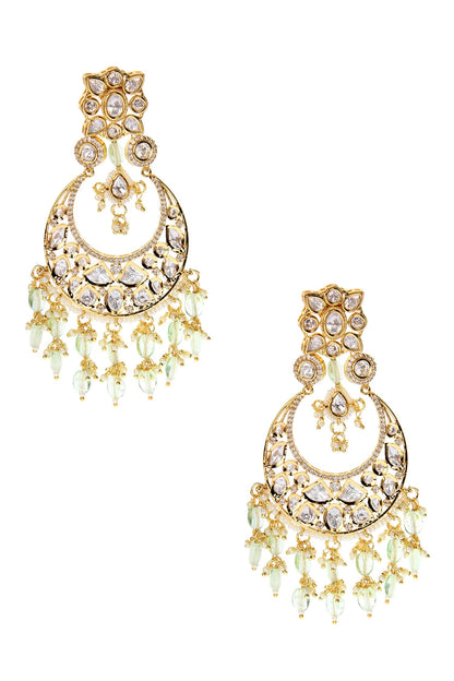Kundan Embellished Chandbalis 