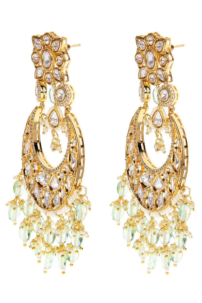 Kundan Embellished Chandbalis 