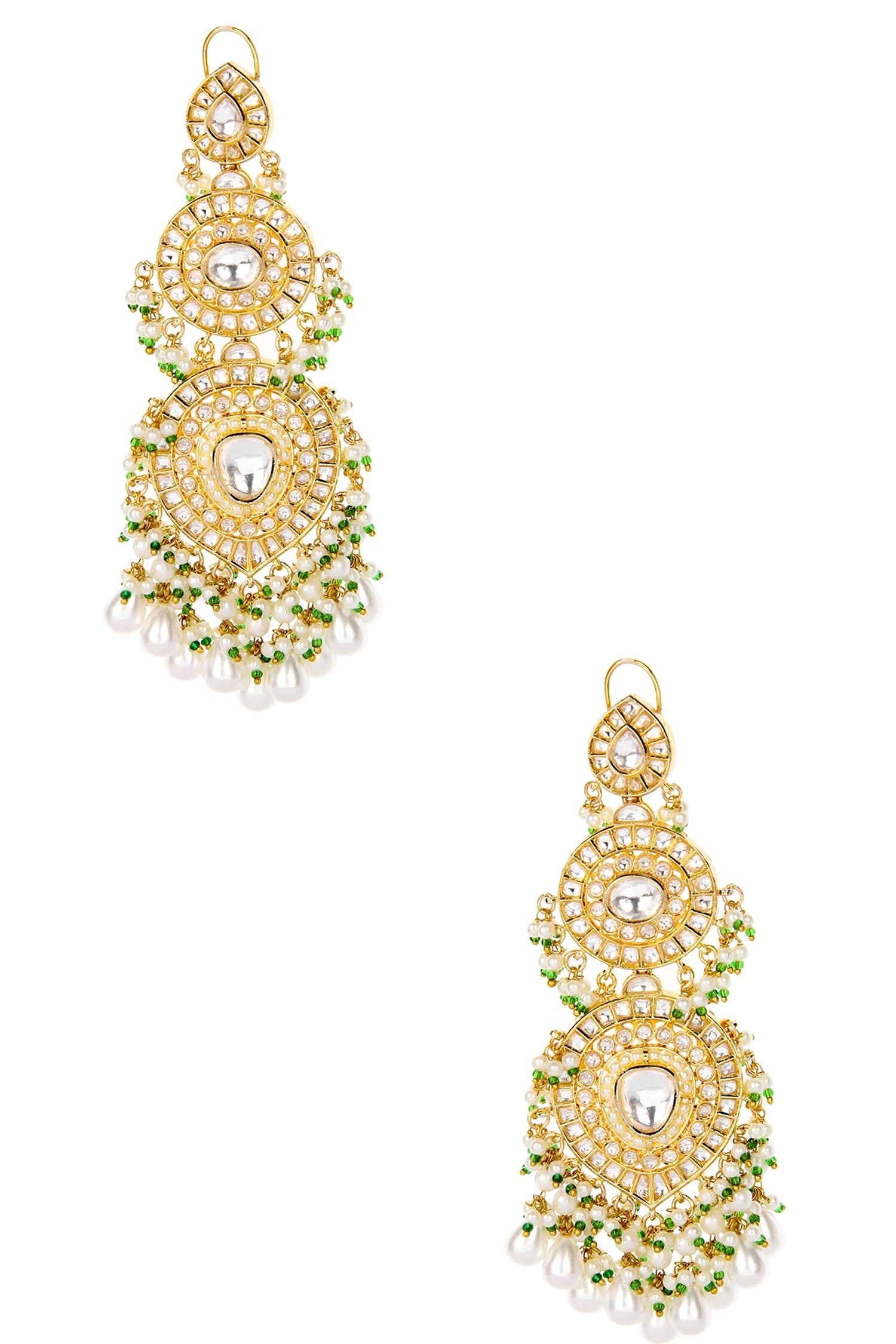 Kundan Embellished Dangler Earrings 
