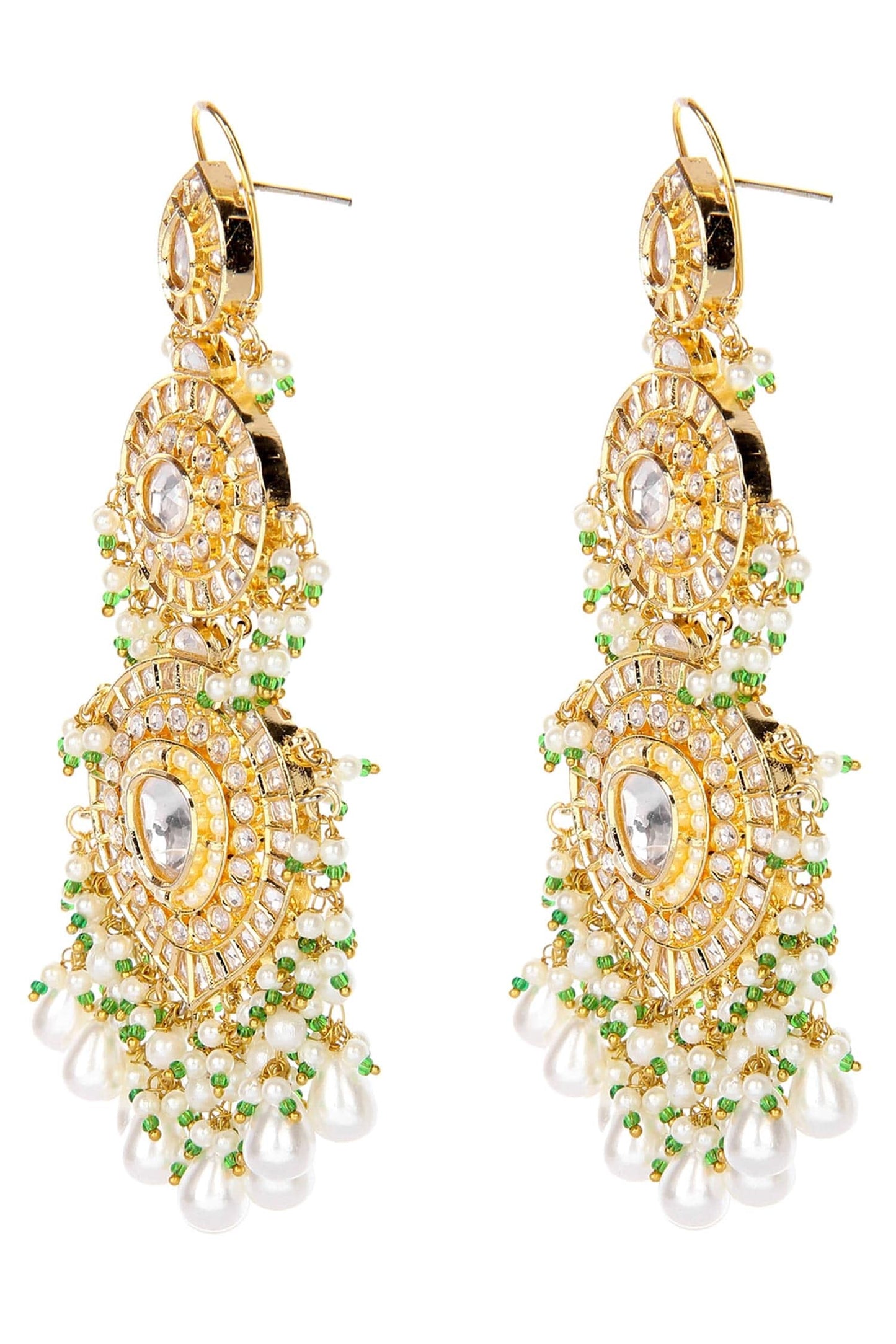 Kundan Embellished Dangler Earrings 