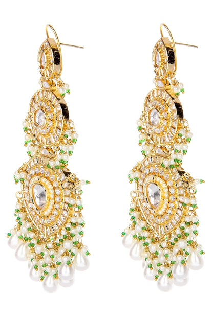 Kundan Embellished Dangler Earrings 