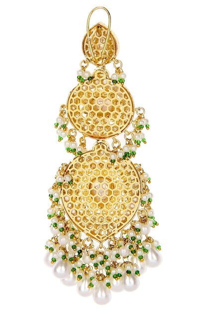 Kundan Embellished Dangler Earrings 