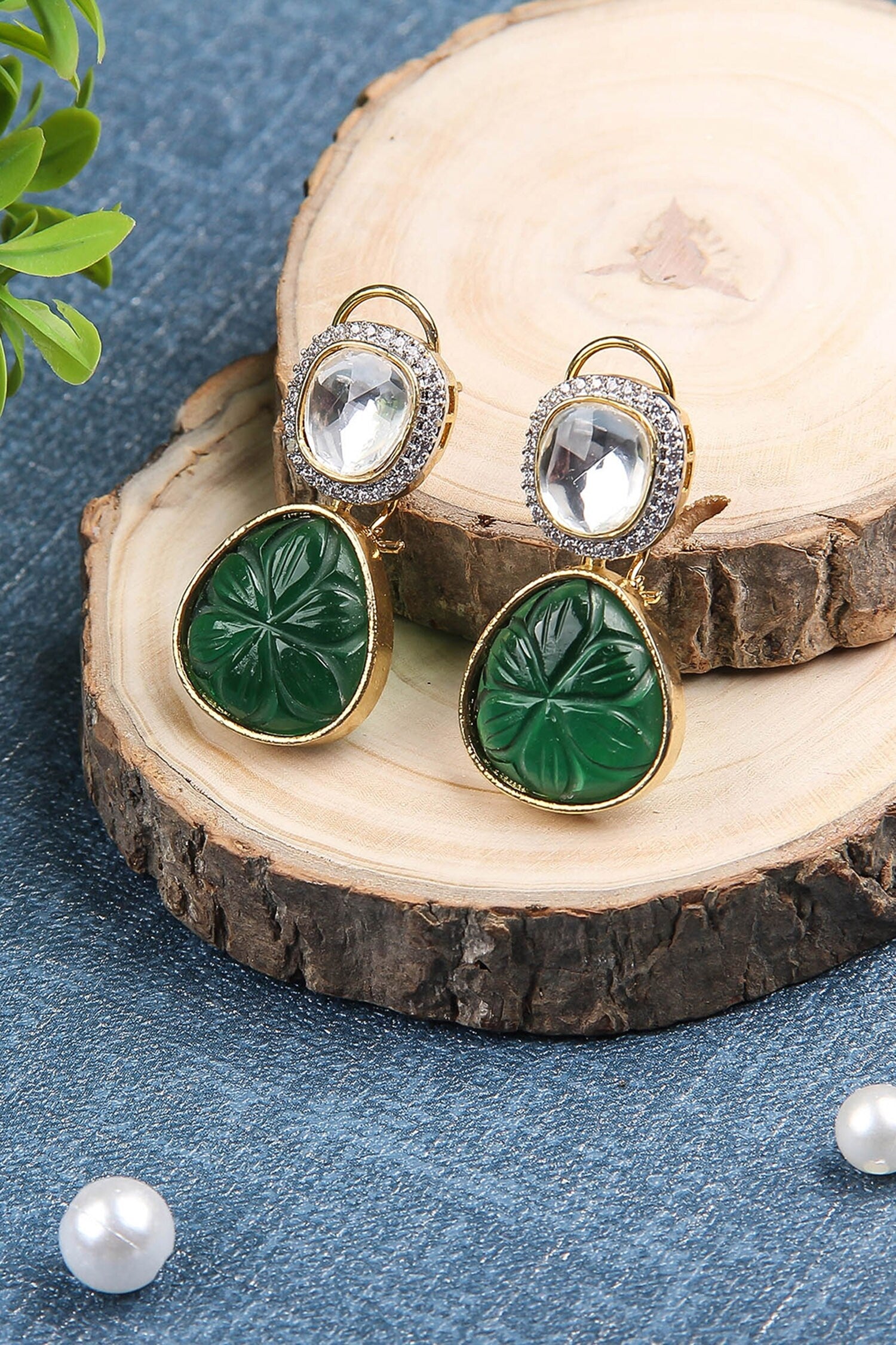 Kundan Embellished Earrings 