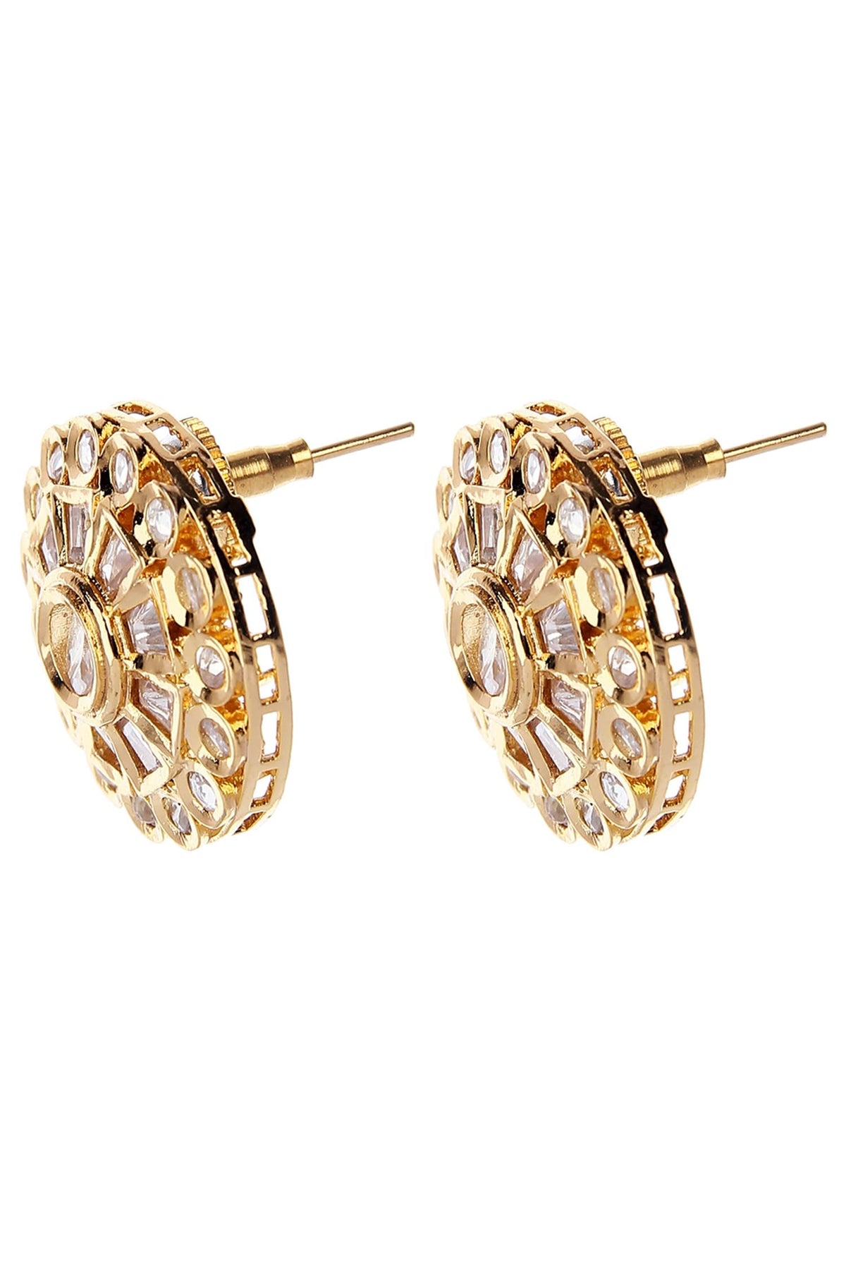 Kundan Embellished Stud Earrings 