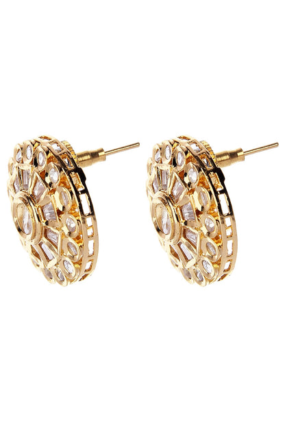Kundan Embellished Stud Earrings 