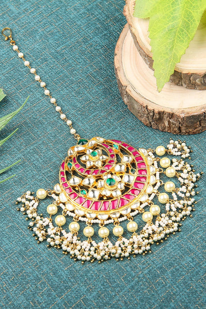Kundan Embellished Maangtikka 