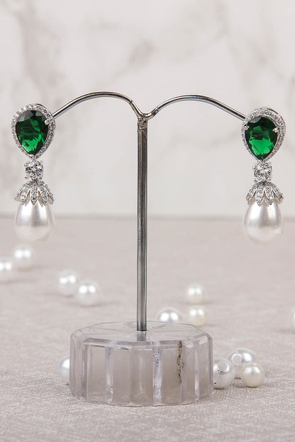 Stone Embellished Earrings 