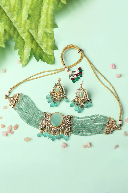 Kundan Embellished Choker Set 