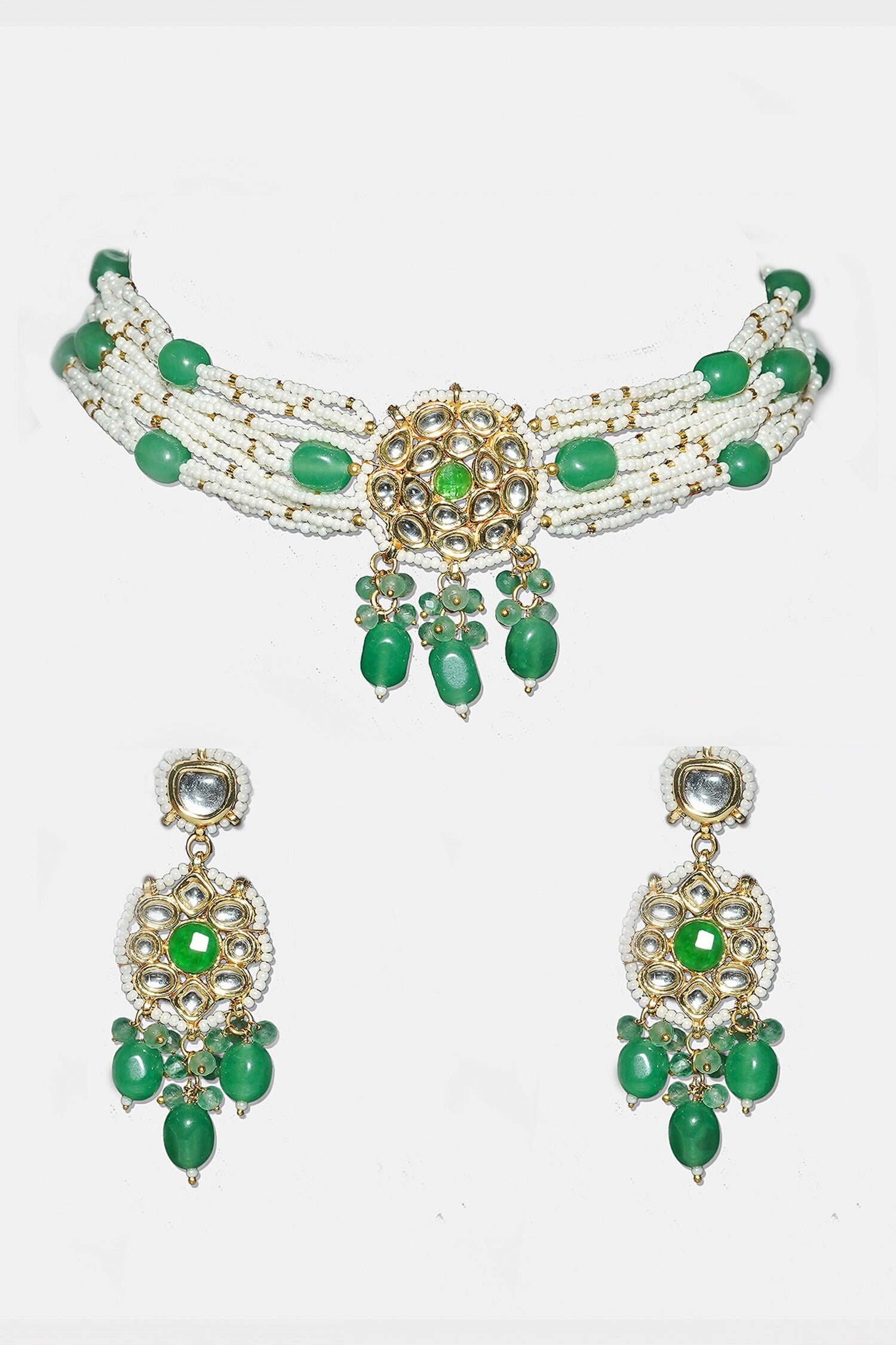 Kundan Embellished Choker Set 