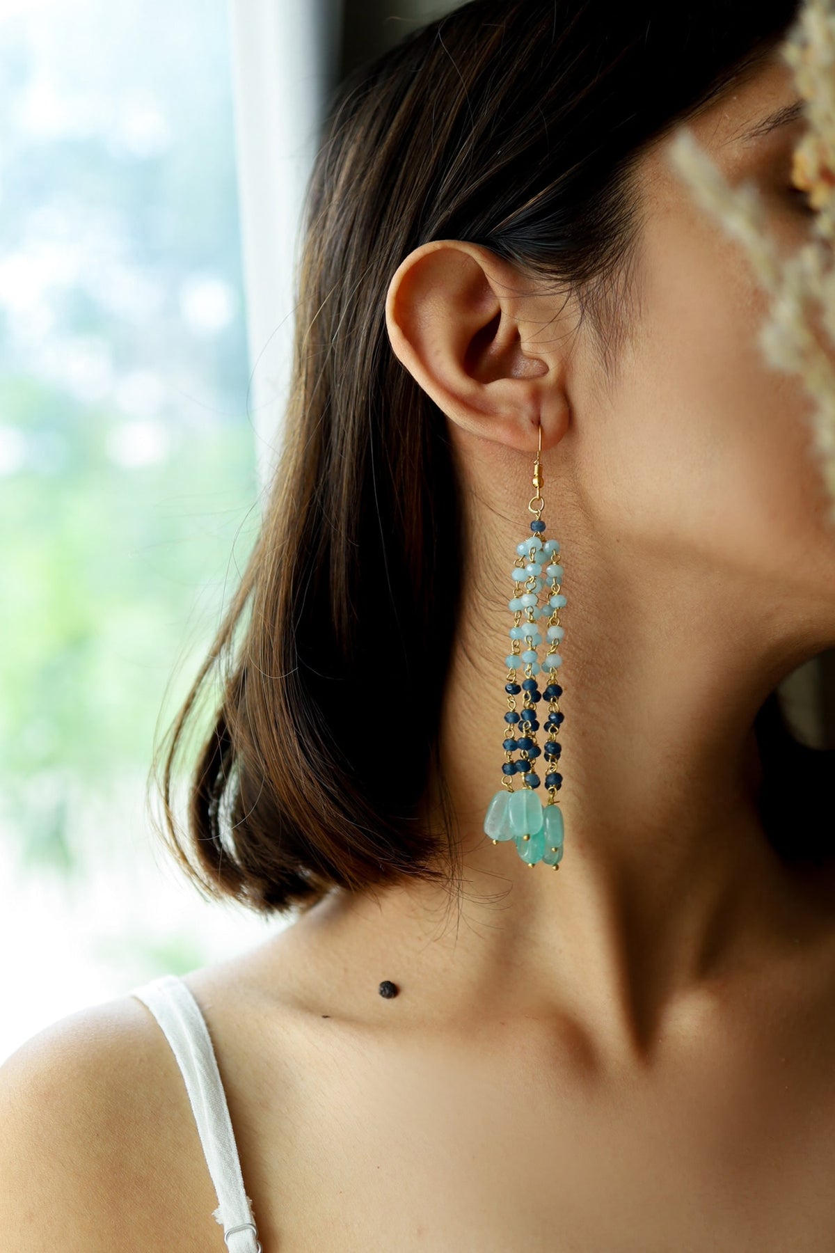 Stone Dangler Earrings 