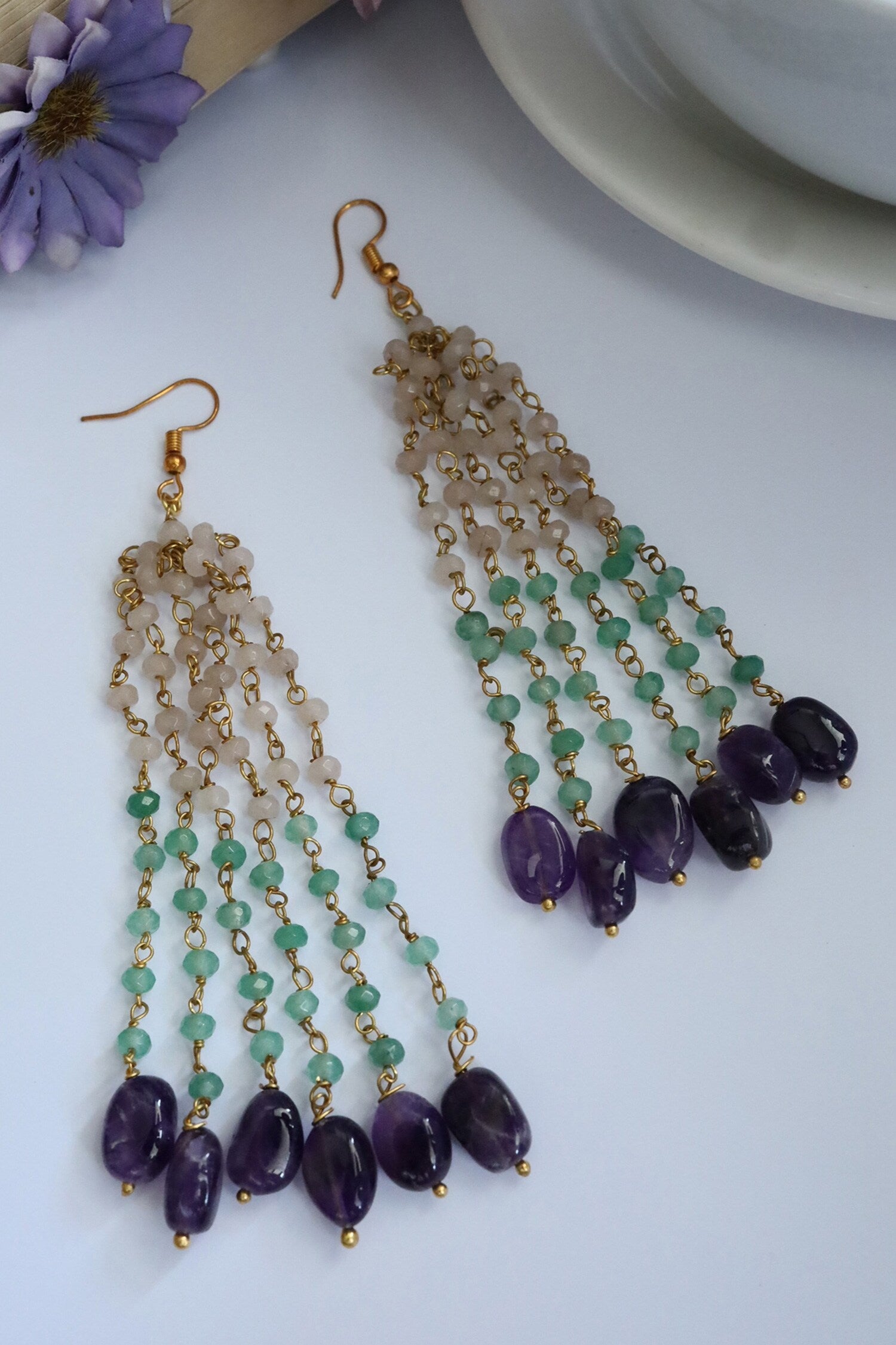 Stone Dangler Earrings 