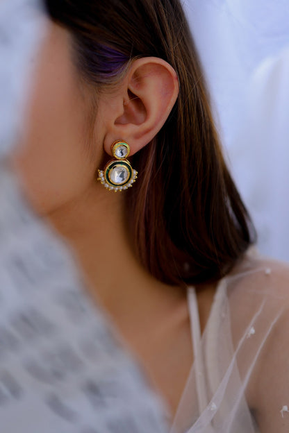 Kundan Encrusted Earrings 