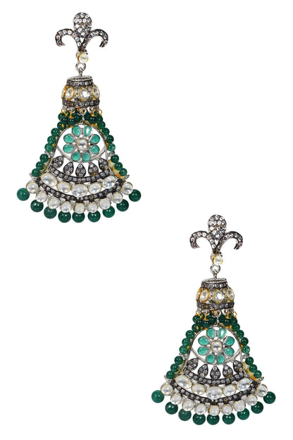 Kundan Embellished Dangler Earrings 