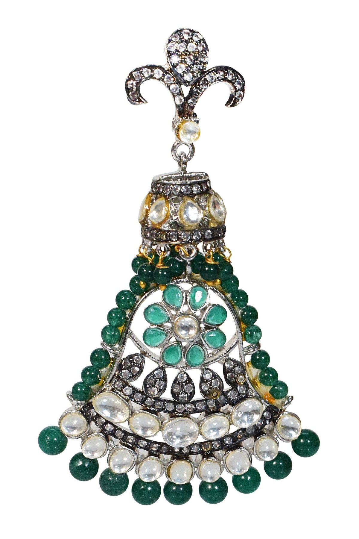 Kundan Embellished Dangler Earrings 