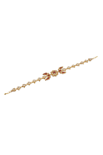Crescent Kundan Embellished Sheeshpatti 