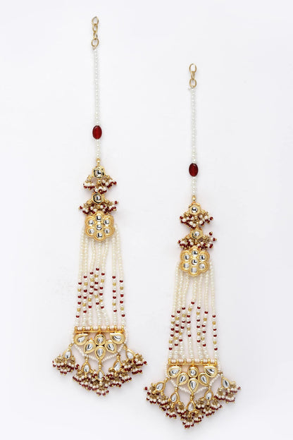 Kundan Embellished Dangler Earrings 