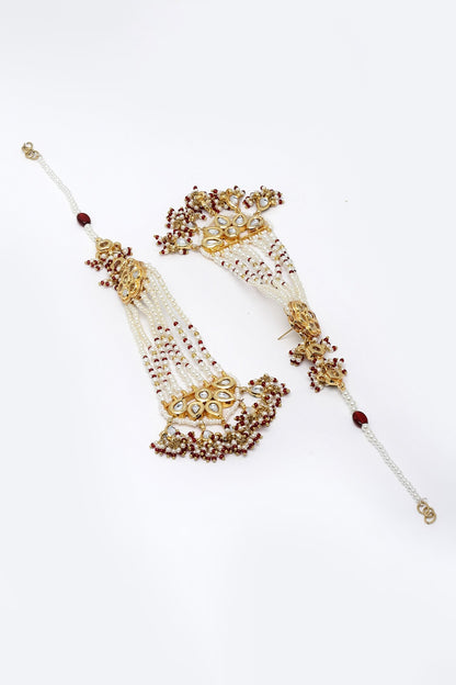 Kundan Embellished Dangler Earrings 