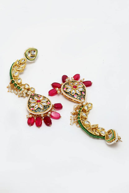 Kundan Embellished Dangler Earrings 
