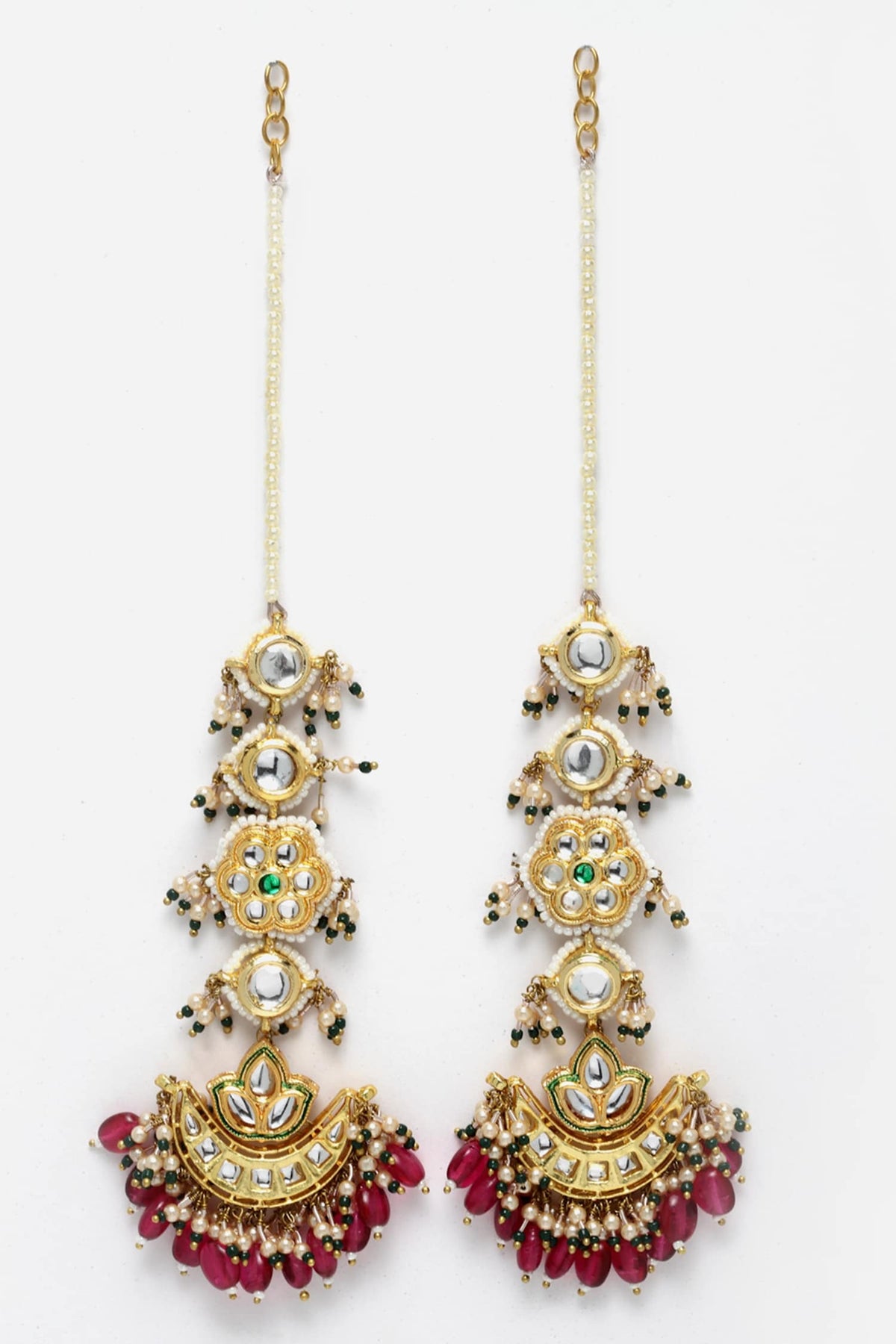 Kundan Embellished Dangler Earrings 