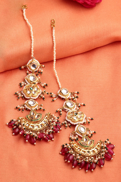 Kundan Embellished Dangler Earrings 