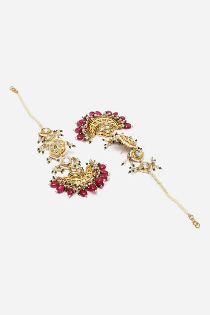 Kundan Embellished Dangler Earrings 