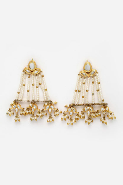 Kundan Embellished Dangler Earrings 