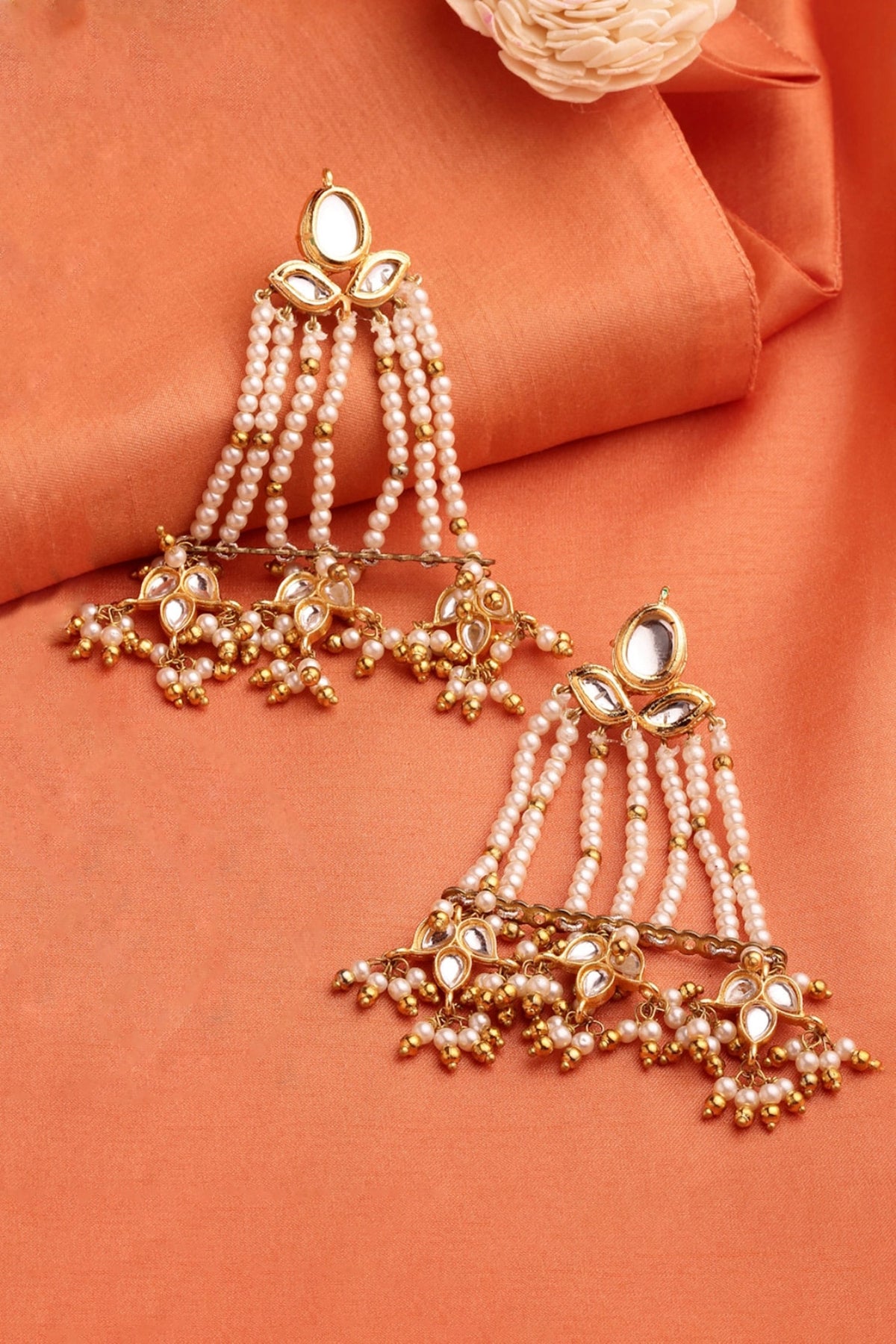 Kundan Embellished Dangler Earrings 