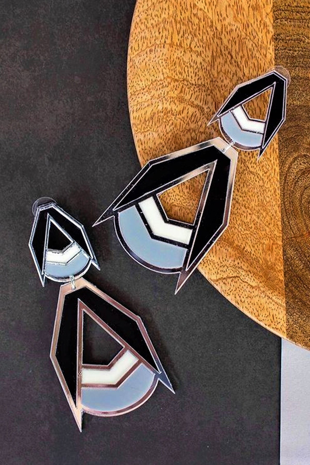 Double Drop Acrylic Earrings 