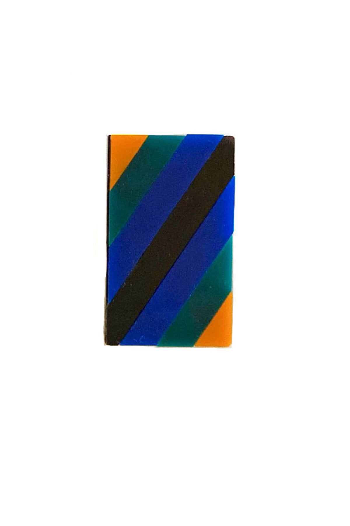 Color Block Stud Earrings 