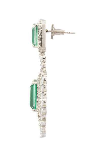 Emerald Doublet Earrings 