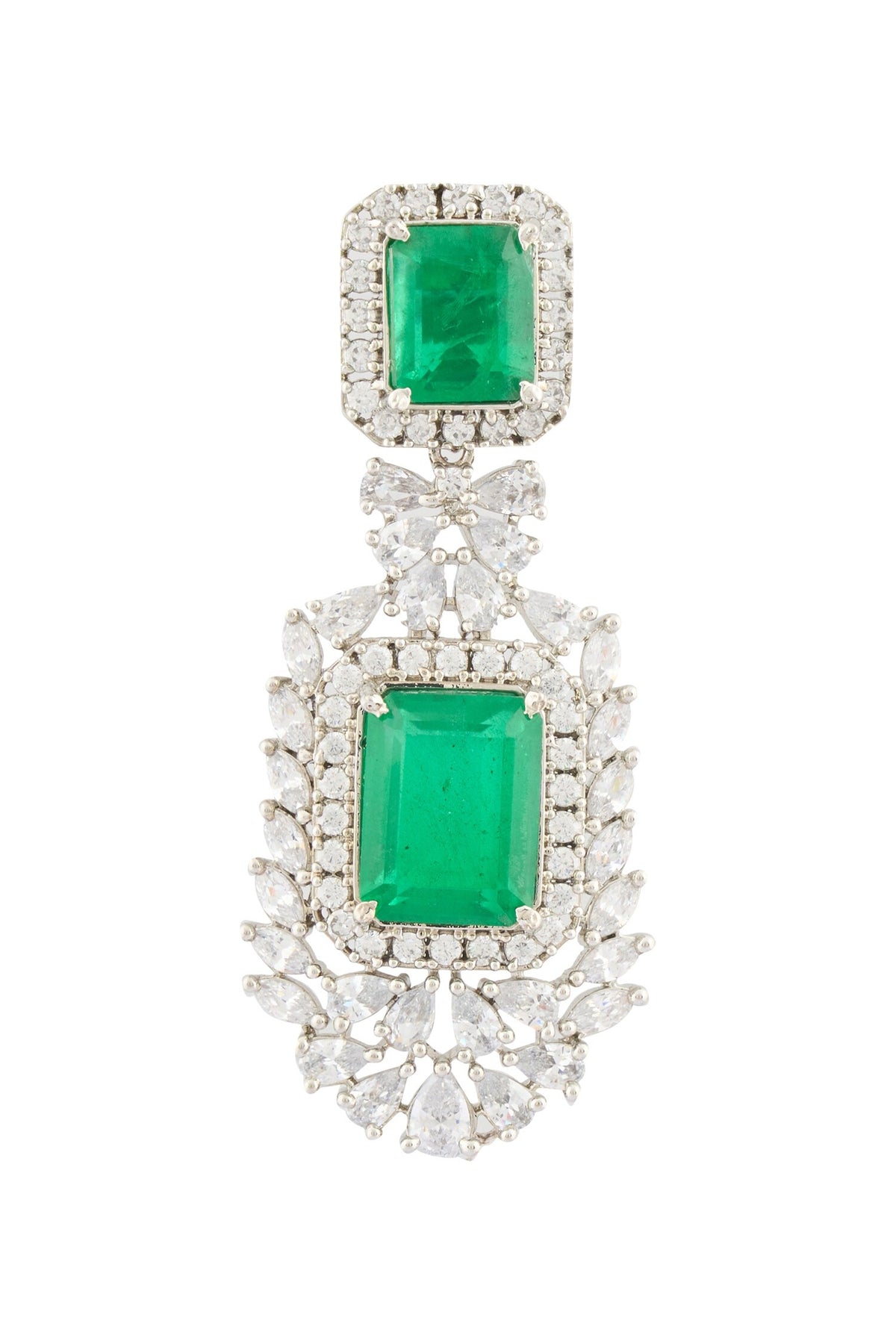 Emerald Doublet Earrings 