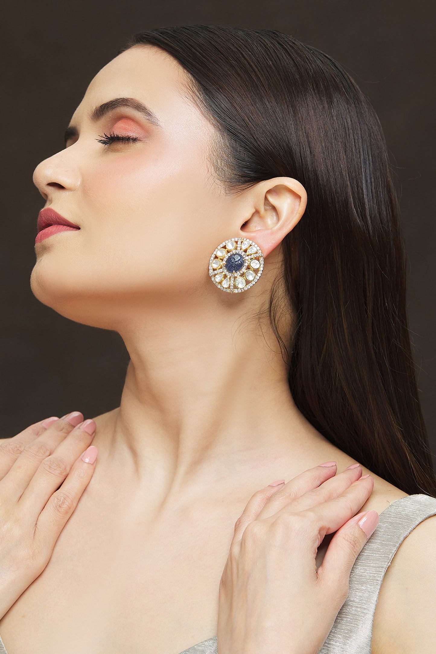 Polki Embellished Studs 