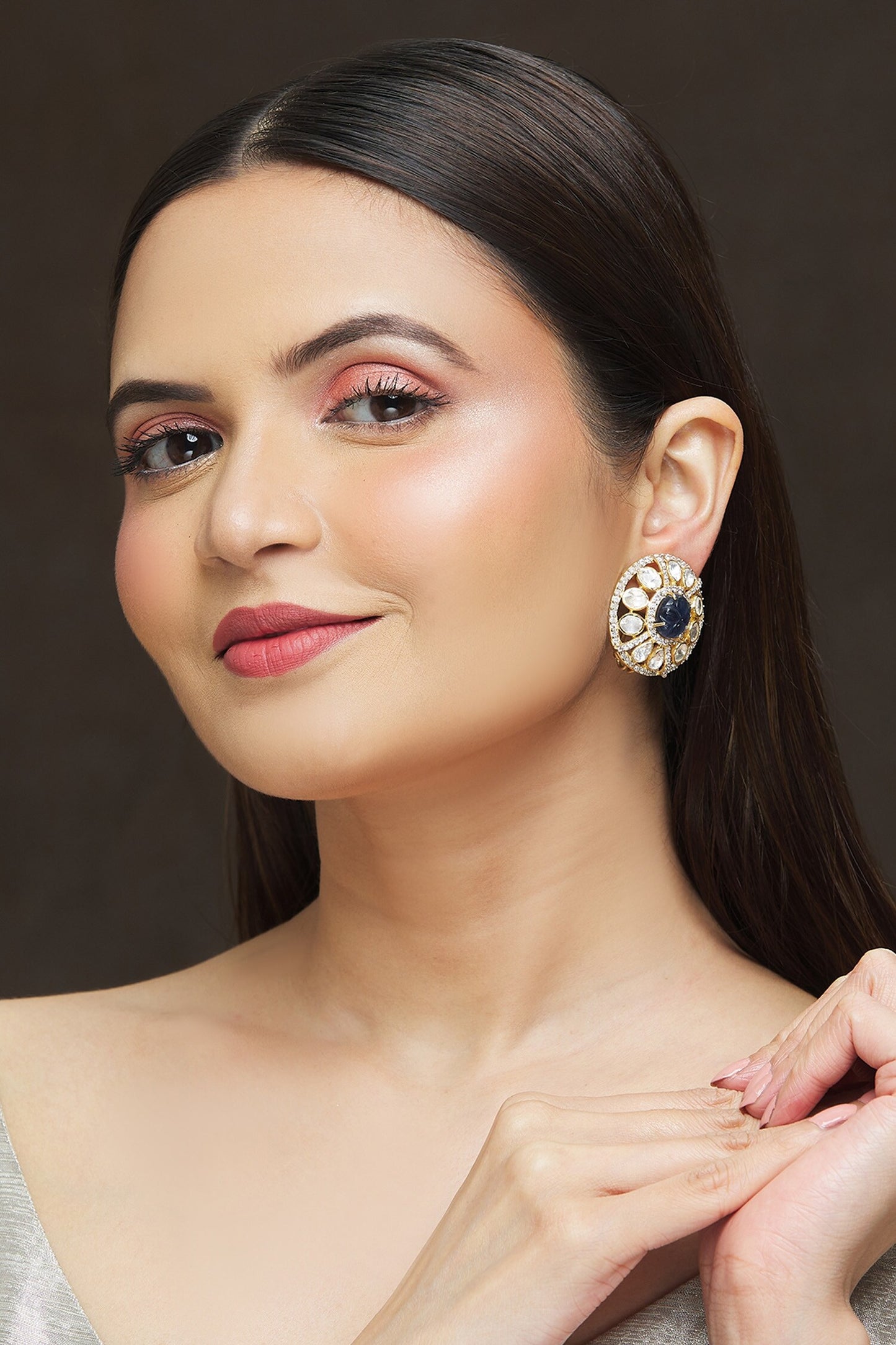 Polki Embellished Studs 