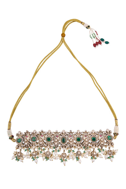 Stone Embellished Choker Set 