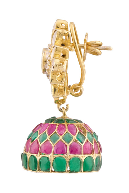 Floral Shaped Jhumkas 