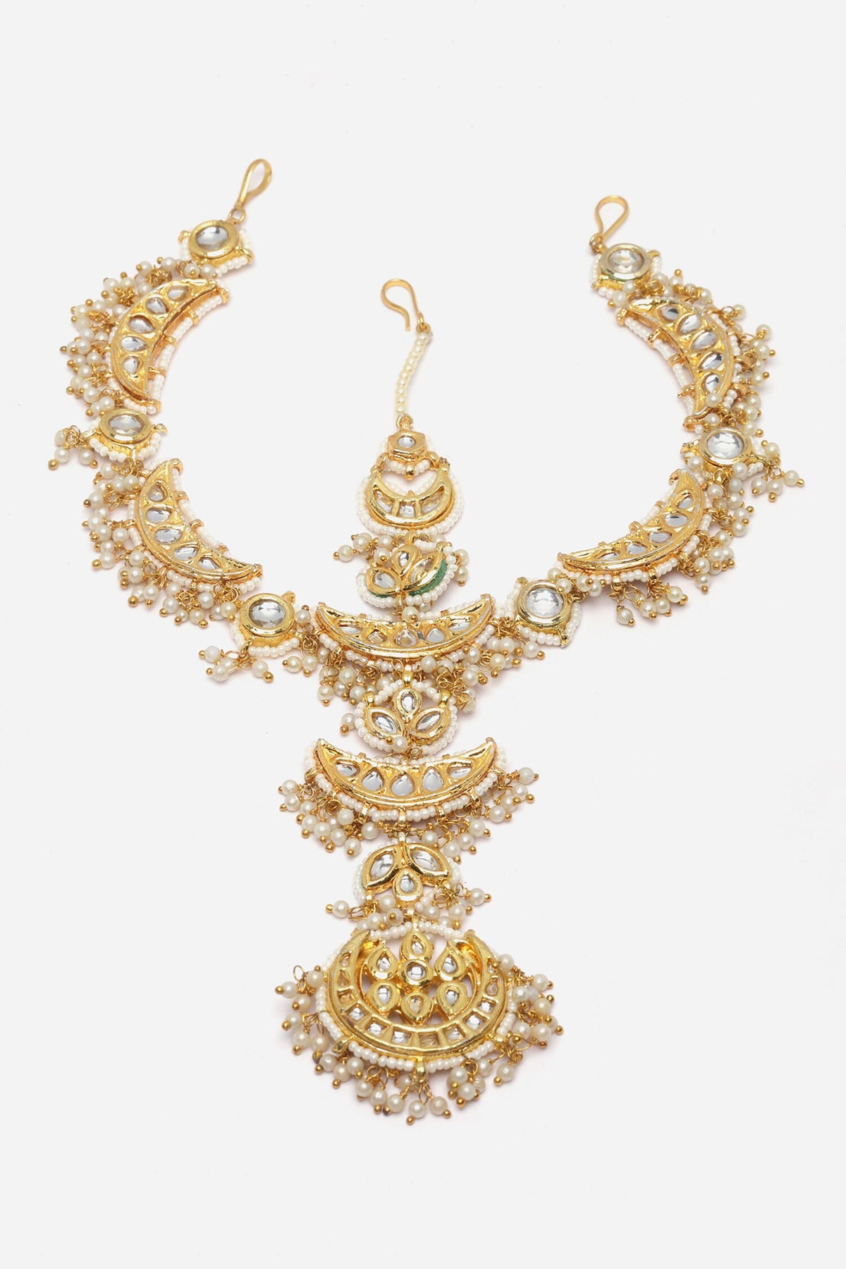 Kundan & Pearl Embellished Mathapatti 