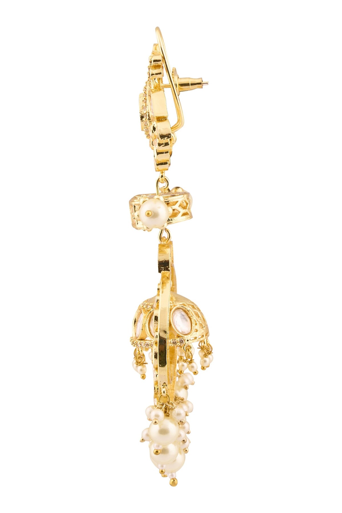 Kundan Embellished Dangler Earrings 