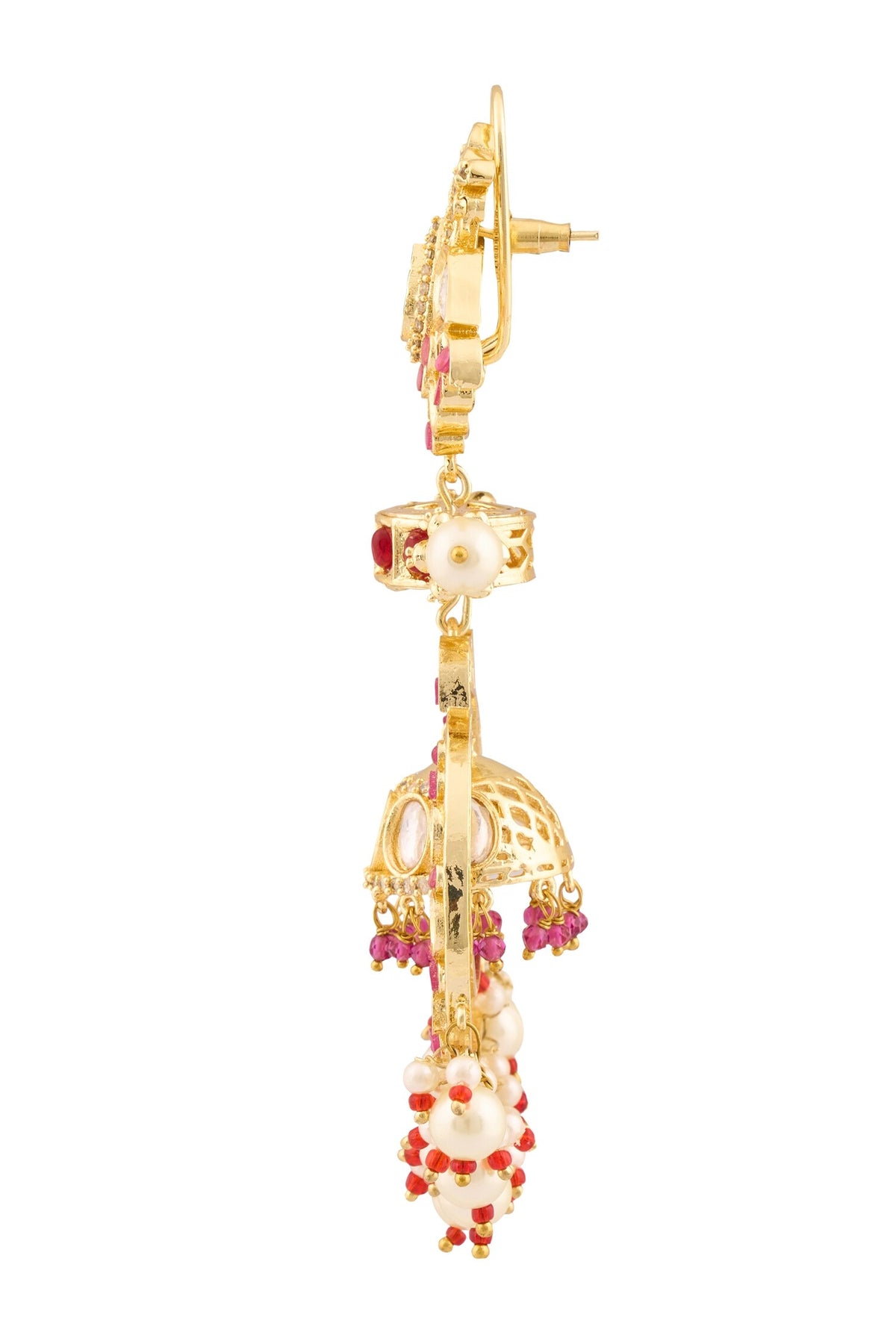 Pearl Drop Dangler Earrings 