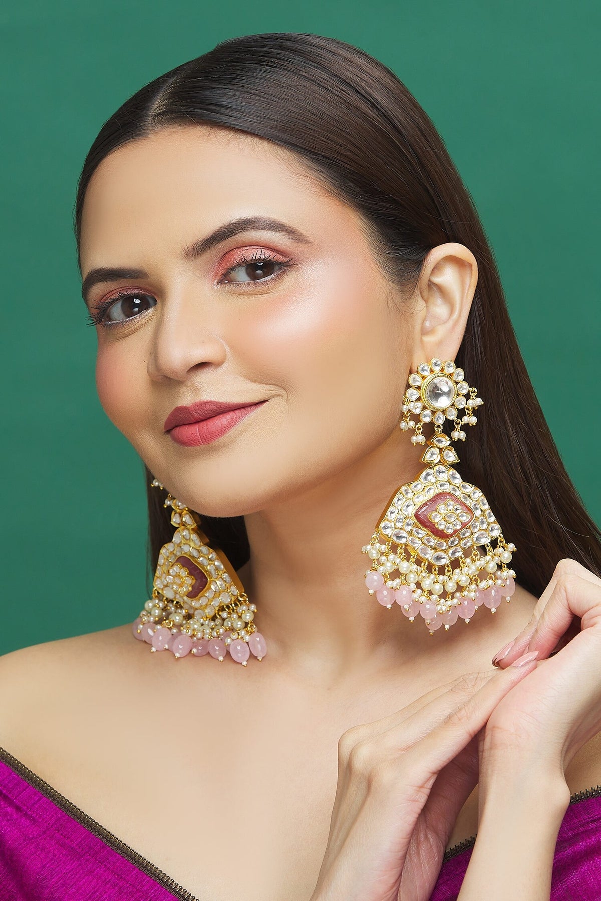 Bead Drop Dangler Earrings 